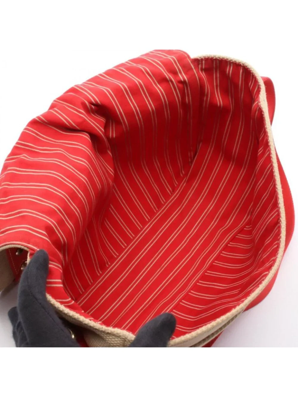 Louis Vuitton Shoulder Bag Besace PM Beige Red Canvas